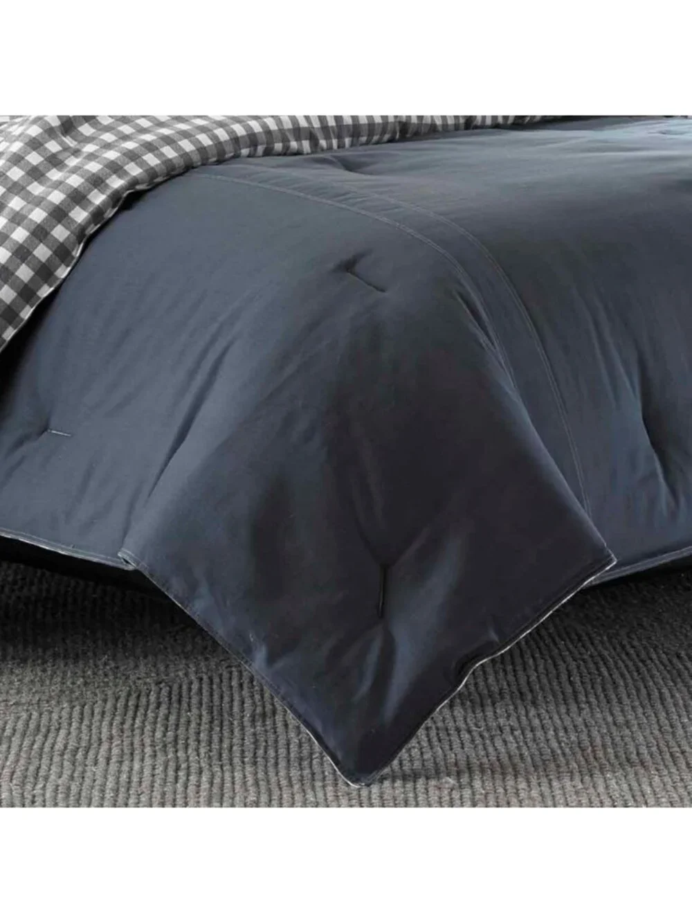 Cozy Twin Reversible Comforter Set with Sham - Soft, Stylish Bedding for All